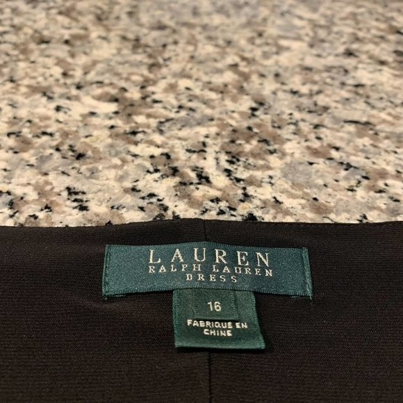 Lauren Ralph Lauren Black and Red Floral Midi Dress - Picture 7 of 9